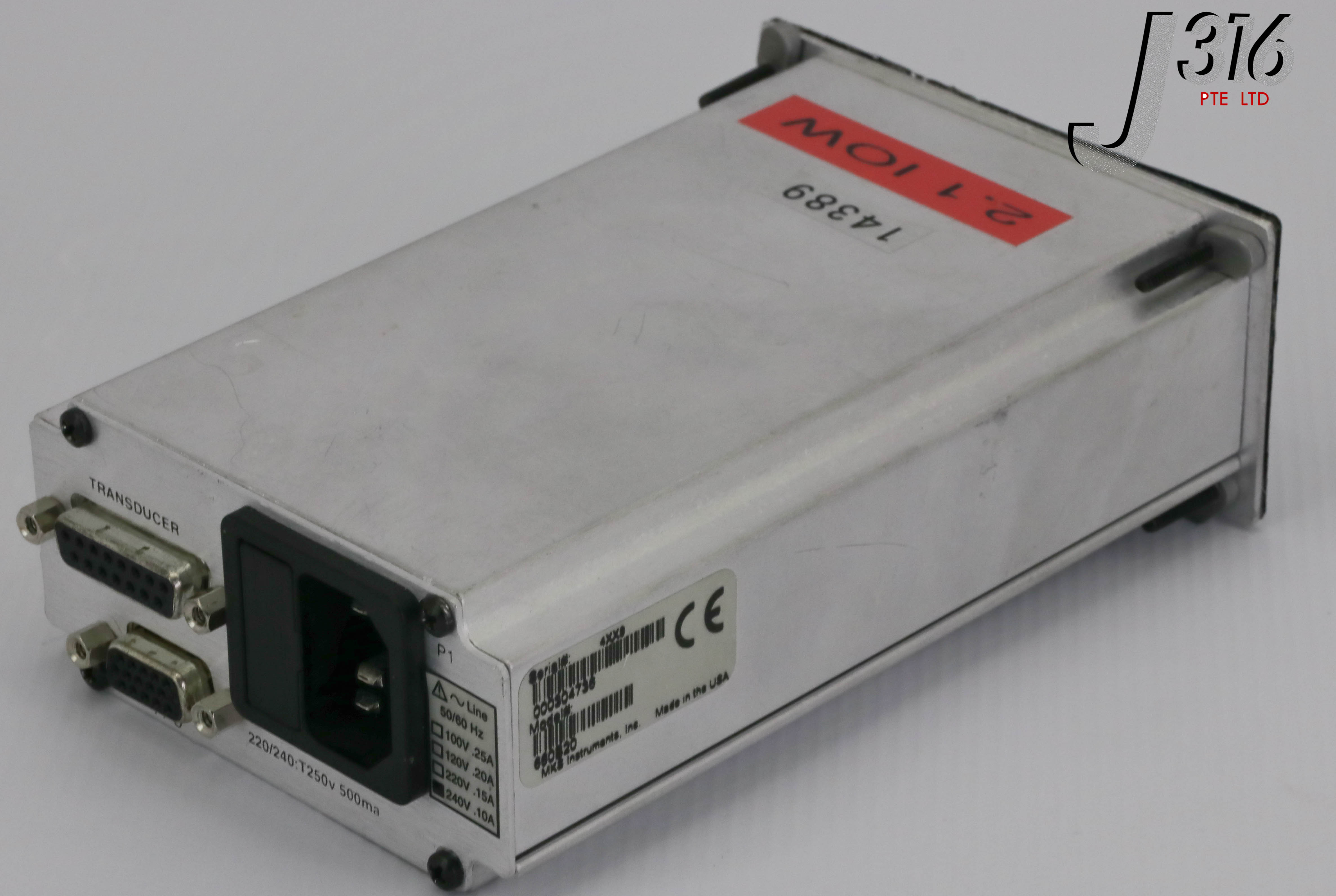 メイ 14389 MKS TYPE 660 SINGLE-CHANNEL DIGITAL POWER SUPPLY & READOUT
